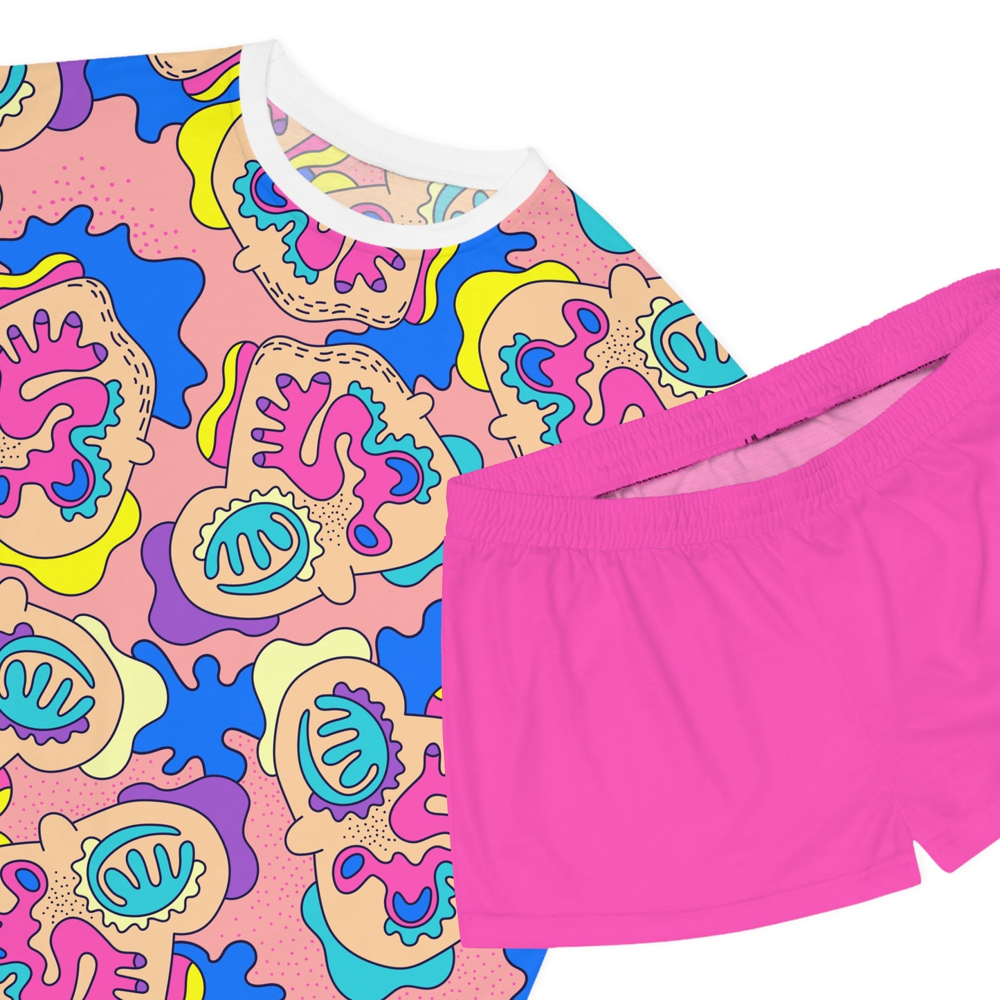 Women's Pajama Set Manuoka Pink Pattern