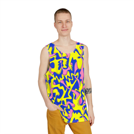 Men's Tank Top - Funky Street Pattern