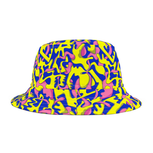 Unisex Bucket Hat - Funky Street Pattern