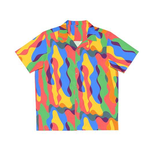 Men's Hawaiian Shirt Vibrant California Pattern