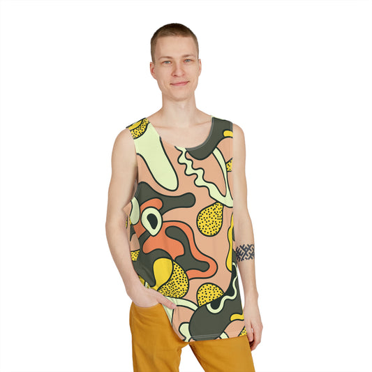 Men's Tank Top - Eye Fish Pattern