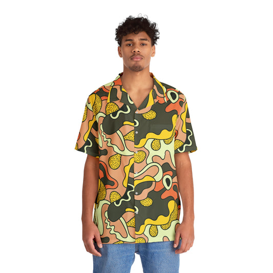 Men's Hawaiian Shirt Eye Fish Pattern