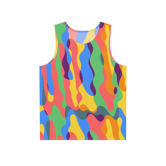 Men's Tank Top - Vibrant California Pattern