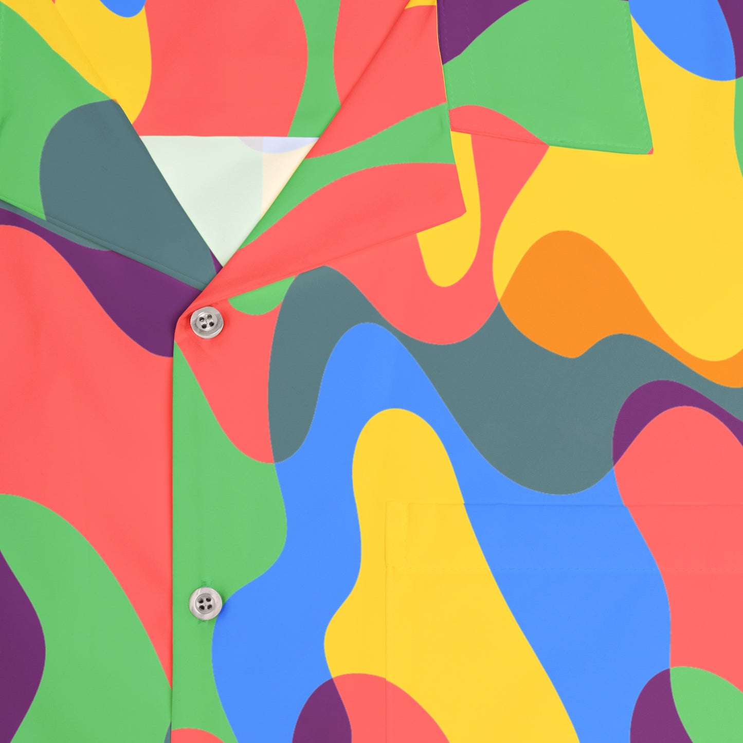 Men's Hawaiian Shirt Vibrant California Pattern